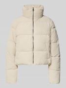 Only Boxy Fit Steppjacke aus Cord Modell 'NEWDOLLY' in Ecru, Größe L