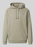 Tommy Jeans Relaxed Fit Hoodie aus reiner Baumwolle in Oliv, Größe L