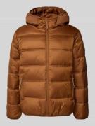 Tommy Jeans Regular Fit Steppjacke mit Mesh-Besatz in Mittelbraun, Grö...