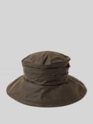 Barbour Bucket Hat aus gewachster Baumwolle in Oliv, Größe M
