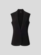 Norma Kamali Weste mit Reverskragen in Black, Größe M