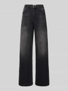 Goldgarn Bootcut Jeans im Modell 'LUISENPARK' in Black, Größe 28