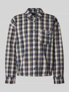 Pegador Oversized Freizeithemd mit Brusttasche in Marine, Größe S