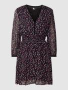 THE KOOPLES Minikleid mit V-Ausschnitt in Black, Größe 34