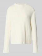 monari Regular Fit Longsleeve aus Woll-Mix mit Viskose-Anteil in Beige...
