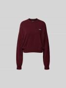 ROTATE Sweatshirt mit Kaschmir-Anteil in Bordeaux, Größe S