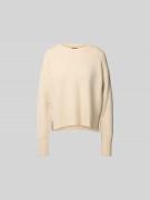 Joseph Kaschmirpullover mit Rundhalsausschnitt in Offwhite, Größe L