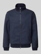 MCNEAL Sweatjacke mit Stehkragen in Dunkelblau Melange, Größe S