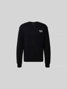 MAISON KITSUNÉ Sweatshirt mit Label-Stitching in Black, Größe M
