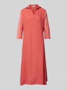 Heartkiss Midikleid mit V-Ausschnitt in Rot, Größe S