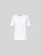 BAUM & PFERDGARTEN T-Shirt mit Zierbesatz in Weiss, Größe XS