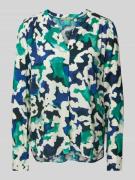 Smith and Soul Blusenshirt mit V-Ausschnitt in Marine, Größe XS