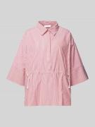 Rich & Royal Regular Fit Bluse mit Tunnelzug in Hellrot, Größe 34