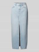 Liu Jo White Jeansrock im 5-Pocket-Design Modell 'GONNA LUNGA' in Hell...