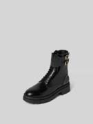 Anine Bing Schnürboots aus echtem Leder in Black, Größe 41