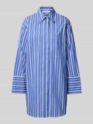 EDITED Hemdblusenkleid mit Brusttasche Modell 'Deloris' in Blau, Größe...