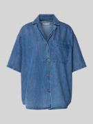 EDITED Jeansbluse mit aufgesetzter Brusttasche Modell 'Pheline' in Jea...