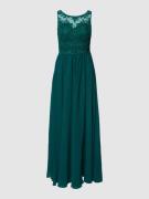Laona Abendkleid mit floralem Spitzenbesatz in Gruen, Größe 32