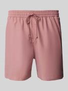 Carhartt Work In Progress Badehose mit Label-Stitching in Altrosa, Grö...