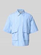 Wood Wood Relaxed Fit Freizeithemd mit Pattentaschen Modell 'milfed' i...