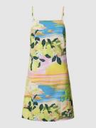 EDITED Minikleid mit Allover-Print Modell 'Jola' in GELB, Größe 34