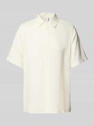 Mazine Freizeithemd aus Leinen mit Knopfleiste in Weiss, Größe L