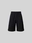 VETEMENTS Loose Fit Sweatshorts mit Gesäßtasche in Black, Größe L