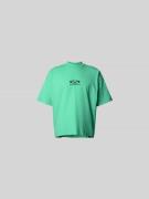 VETEMENTS Oversized T-Shirt aus Baumwolle in Neon Gruen, Größe M