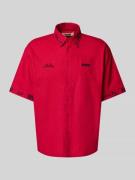 WOODBIRD Freizeithemd aus Leinen-Baumwoll-Mix Modell 'Wang' in Pink, G...