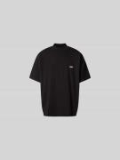 RHUDE Oversized T-Shirt mit Label-Print in Black, Größe L