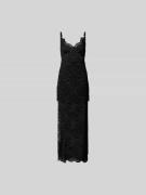 Rabanne Midikleid mit Herz-Ausschnitt in Black, Größe M/L