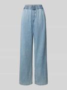 Jake*s Casual Wide Leg Jeans mit Eingrifftaschen in Sky, Größe 34