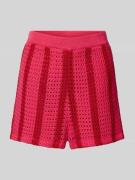 Colourful Rebel Regular Fit Shorts mit Lochmuster Modell 'Nolita' in P...