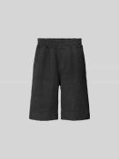 ISNURH Shorts mit elastischem Bund in Black, Größe XL