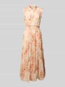 ADLYSH Cocktailkleid mit Volants in Hellrosa, Größe L