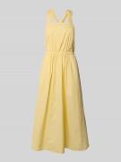 Bash Midikleid mit Raffungen in Hellgelb, Größe 38