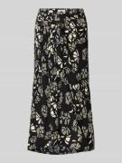 Bash Midirock mit gelegten Falten Modell 'ANNIE' in Black, Größe 34