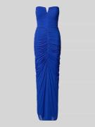 Mascara Abendkleid mit gelegten Falten und Gehschlitz in Royal, Größe ...