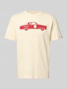 DEUS EX MACHINA T-Shirt mit Rundhalsausschnitt in Beige, Größe L