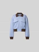 BAUM & PFERDGARTEN Jacke mit Pattentaschen in Hellblau, Größe S