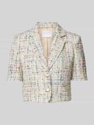 Jake*s Collection Blazer in Bouclé-Optik in Ecru, Größe 46