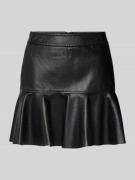 Bardot Minirock in Leder-Optik in Black, Größe 34