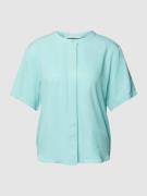 Lanius Regular Fit Hemdbluse aus Lyocell-Leinen-Mix in Aqua, Größe 40