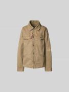 Dsquared2 Hemdbluse mit Knopfleiste in Beige, Größe 38