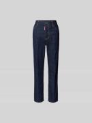 Dsquared2 Straight Fit Jeans mit Label-Detail in Marine, Größe 42