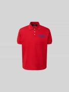 Dsquared2 Regular Fit Poloshirt aus Baumwolle in Rot, Größe M