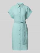 Marc O'Polo Tailliertes Freizeitkleid aus reinem Leinen in Mint, Größe...