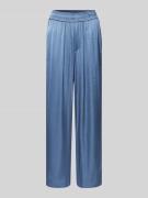 mbyM Wide Leg Stoffhose mit elastischem Bund Modell 'Asaka' in Rauchbl...