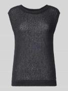 OPUS Regular Fit Stricktop mit Leinen-Anteil Modell 'SITTY' in Marine,...