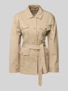 Tommy Hilfiger Regular Fit Hemdjacke mit goldfarbenen Knöpfen in Sand,...